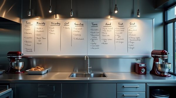 Maîtriser le planning de nettoyage pour zones de préparation alimentaire