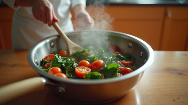 Poêle en inox : une cuisson saine et précise pour tous vos plats